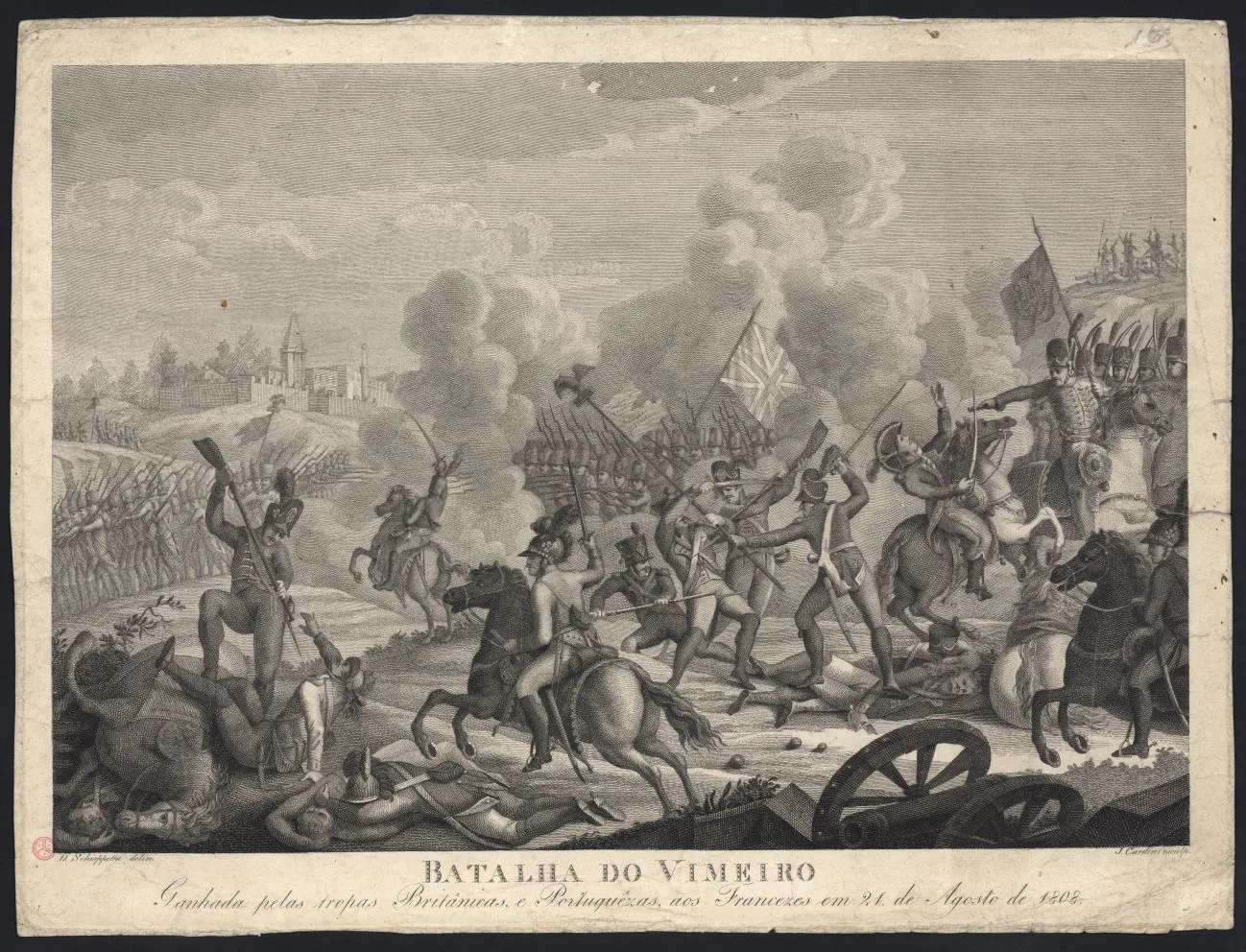 Representación histórica de la batalla de Vimeiro