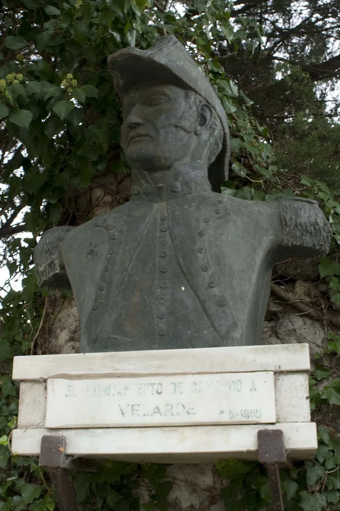Representación de Pedro Velarde conservada en Cantabria